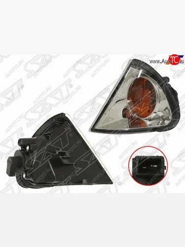 Правый передний указатель поворота SAT Toyota Avensis T220 седан рестайлинг (2000-2003)