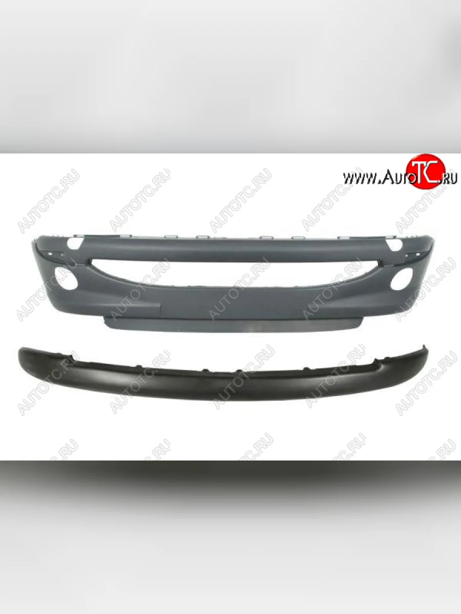 Бампер передний (с отверстиями под ПТФ, Италия) BodyParts Peugeot 206 хэтчбэк 3 дв. 2AC дорестайлинг (1998-2003)  в Перми Пермском крае