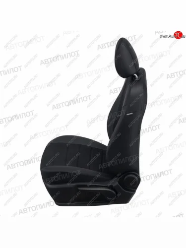 Чехлы сидений (экокожа/алькантара) Автопилот (черный) Honda Accord  10 CV (2019-2022)