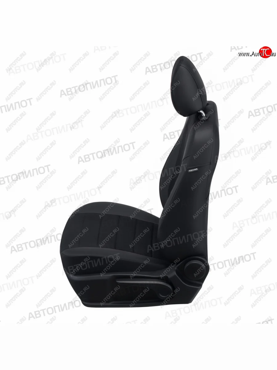 Чехлы сидений (экокожа/алькантара) Автопилот  Honda Accord (2019-2022) 10 CV (черный)  в Перми Пермском крае