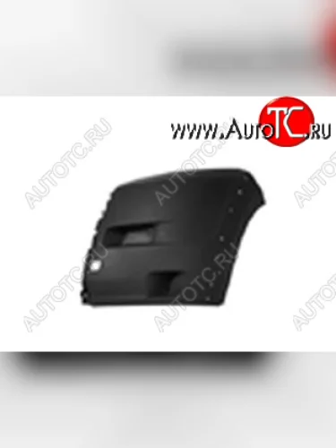 Левый клык бампера (с отверстием под молдинг, Италия) BodyParts Peugeot Boxer 250 (2006-2014)