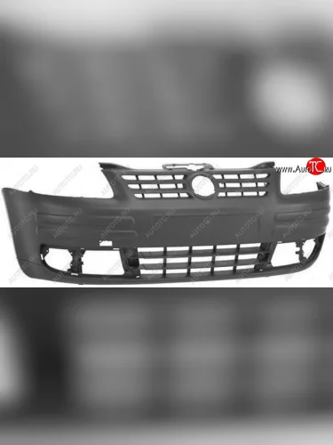 Бампер передний (Италия) BodyParts Volkswagen Caddy 2K рестайлинг (2010-2015)