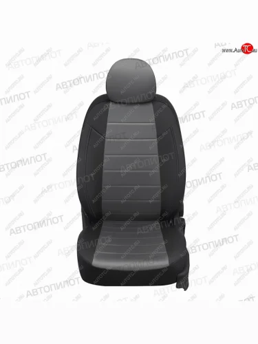 Чехлы сидений (экокожа/алькантара) Автопилот (черный/серый) Honda CR-V  RD1,RD2,RD3 (1995-2001)  дорестайлинг, рестайлинг