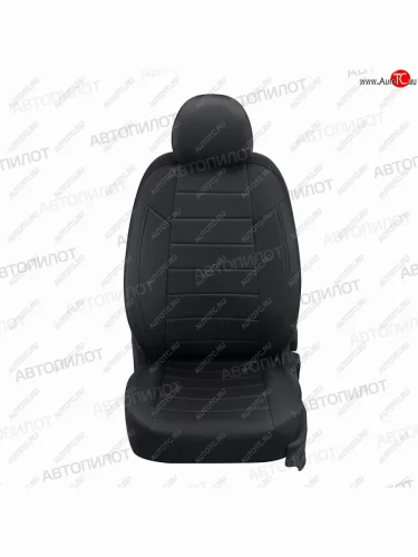 Чехлы сидений (экокожа) Автопилот (черный) Honda CR-V RE1,RE2,RE3,RE4,RE5,RE7 дорестайлинг (2007-2010)