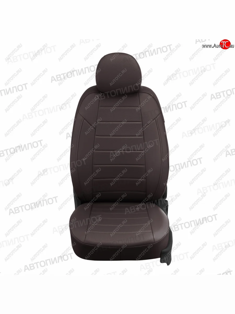 Чехлы сидений (экокожа) Автопилот Ромб Honda CR-V RE1,RE2,RE3,RE4,RE5,RE7 дорестайлинг (2007-2010) (шоколад)  в Керчи Республика Крым