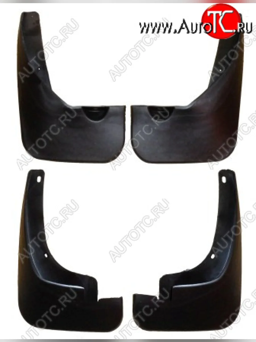 CERATO 09- БРЫЗГОВИК ПЕРЕДН КРЫЛА Л+П (КОМПЛЕКТ) + ЗАДН (4 шт) (Китай) KIA Cerato 2 TD седан (2008-2013)  в Самаре Самарской области