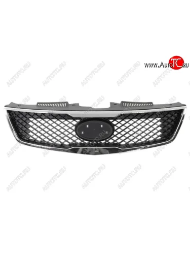 Решётка радиатора (с хром молдингом) BodyParts KIA Cerato 2 TD седан (2008-2013)