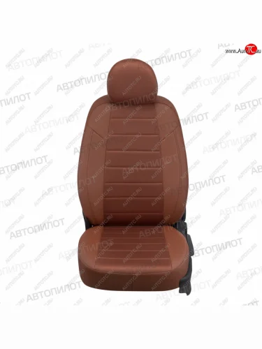 Чехлы сидений (экокожа/алькантара) Автопилот (коричневый) Hyundai Elantra ( XD,  XD2) (2000-2010) седан дорестайлинг, рестайлинг седан