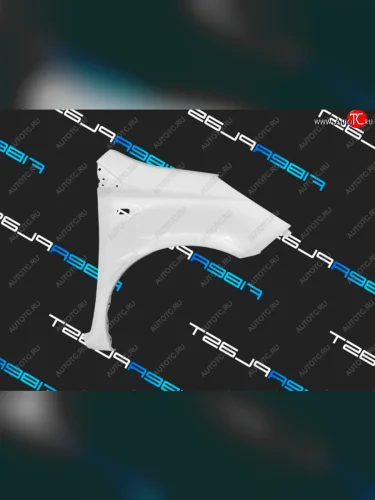 Переднее правое крыло (стеклопластик) Fiberplast Nissan Note  1 (2004-2008) E11 дорестайлинг