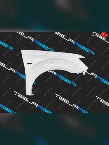 Переднее правое крыло (стеклопластик) Fiberplast Mitsubishi Outlander ( XL,  CW0W) (2005-2010) (CW)  дорестайлинг, дорестайлинг
