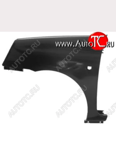 Левое крыло переднее (пластик, с отверстием под повторитель поворота) BodyParts Renault Symbol седан LB 1-ый рестайлинг (2002-2006)