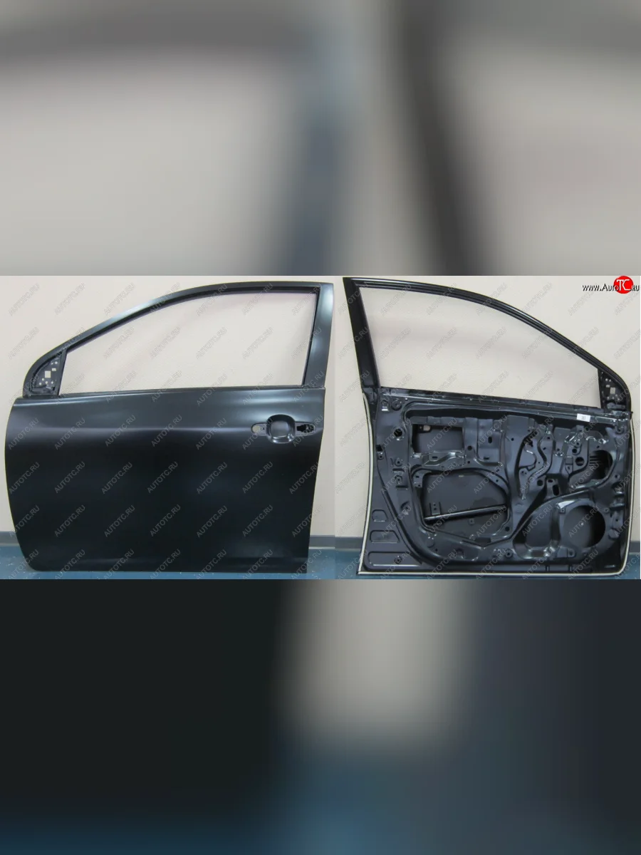 Левая дверь передняя BodyParts Toyota Corolla E150 седан дорестайлинг (2006-2010) (Неокрашенная)  в Самаре Самарской области