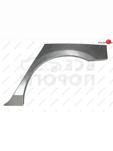 Левая задняя ремонтная арка (внешняя) Vseporogi (холоднокатаная сталь 0.8 мм) Mazda 3/Axela  BK (2003-2009) дорестайлинг седан, дорестайлинг, хэтчбэк, рестайлинг седан, рестайлинг, хэтчбэк