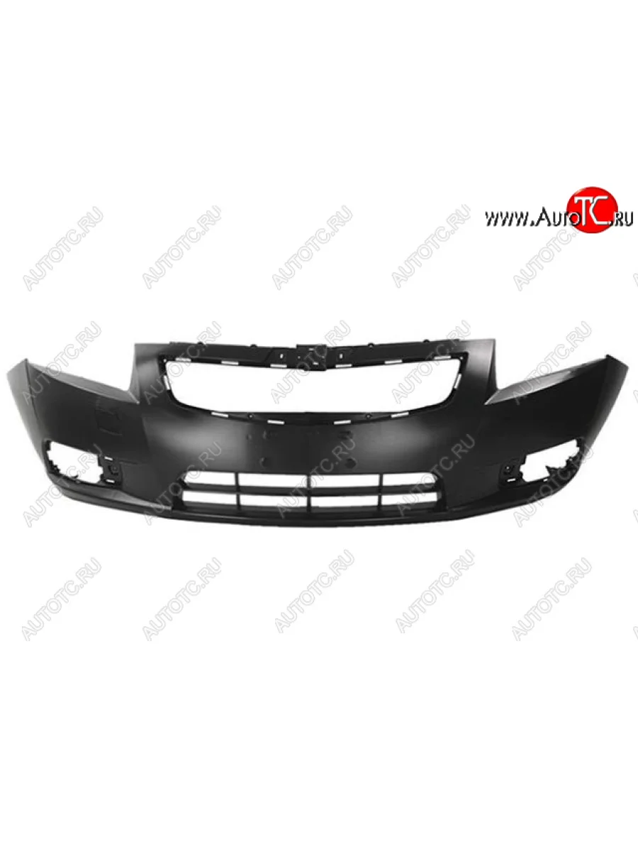 Бампер передний (Тайвань) BodyParts Chevrolet Cruze J300 седан дорестайлинг (2009-2012) (Неокрашенный)  в Керчи Республика Крым