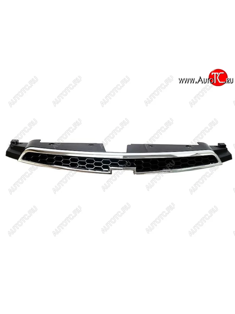 Решётка радиатора (верхняя, хром) BodyParts Chevrolet Cruze J305 хэтчбек дорестайлинг (2009-2012) (Неокрашенная)  в Перми Пермском крае