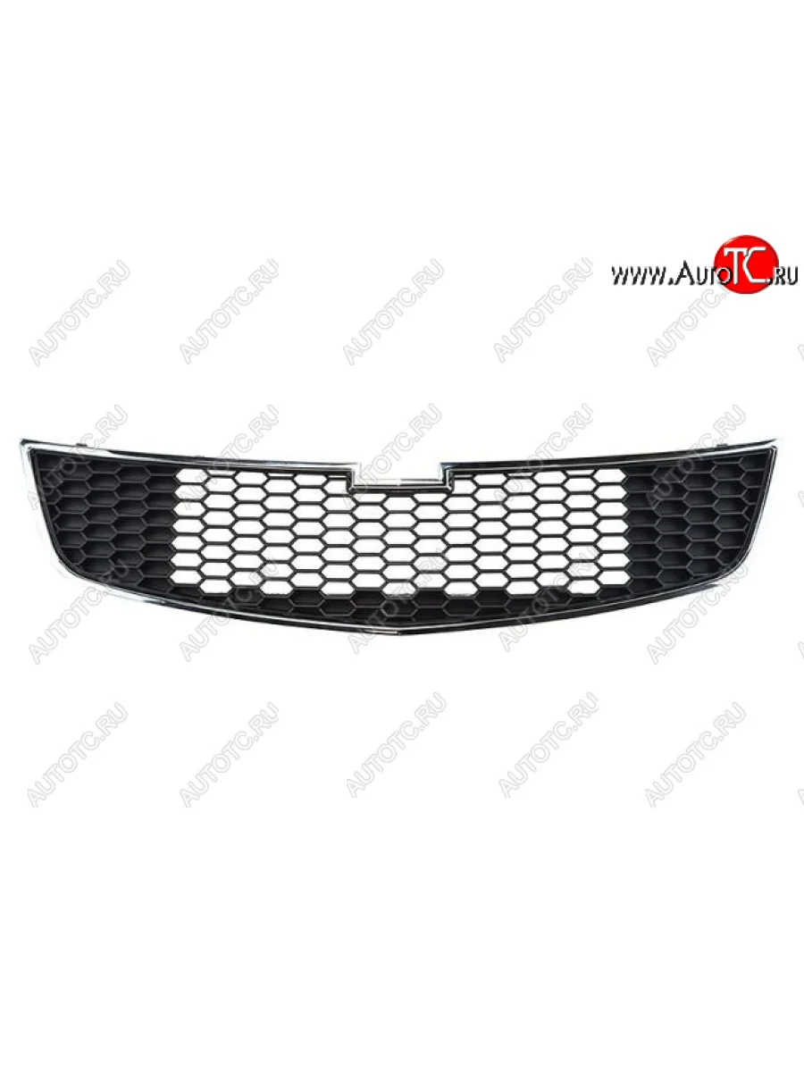 Решётка радиатора (нижняя, хром) BodyParts Chevrolet Cruze J305 хэтчбек дорестайлинг (2009-2012) (Неокрашенная)  в Перми Пермском крае