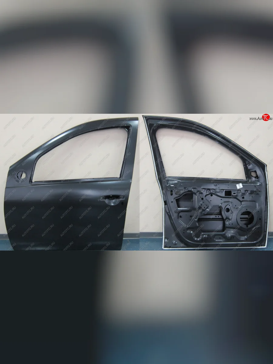 Левая дверь передняя BodyParts Renault Sandero Stepway 1 (2010-2014) (Неокрашенная)  в Самаре Самарской области