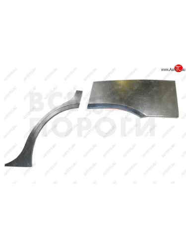 Левая задняя ремонтная арка (внешняя) Vseporogi (холоднокатаная сталь 0.8 мм) Chevrolet Niva 2123 дорестайлинг (2002-2008)