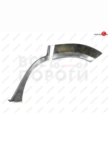 Левая задняя ремонтная арка (внешняя) Vseporogi (холоднокатаная сталь 0.8 мм) Dodge Caliber (2006-2012)