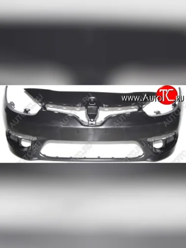 Бампер передний (с отверстием под ПТФ, Италия) BodyParts Renault Fluence рестайлинг (2012-2016)