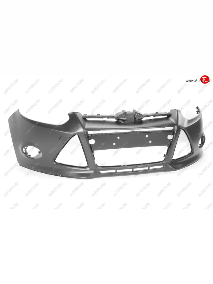 Бампер передний (Россия) BodyParts Ford Focus 3 хэтчбэк дорестайлинг (2010-2015) (Неокрашенный)  в Керчи Республика Крым