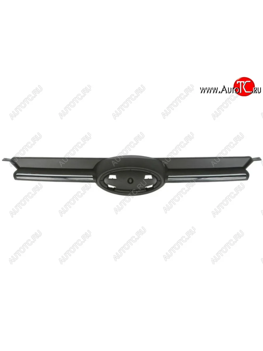 Решётка радиатора (хром чёрный) BodyParts Ford Focus 3 хэтчбэк дорестайлинг (2010-2015) (Неокрашенная)  в Керчи Республика Крым