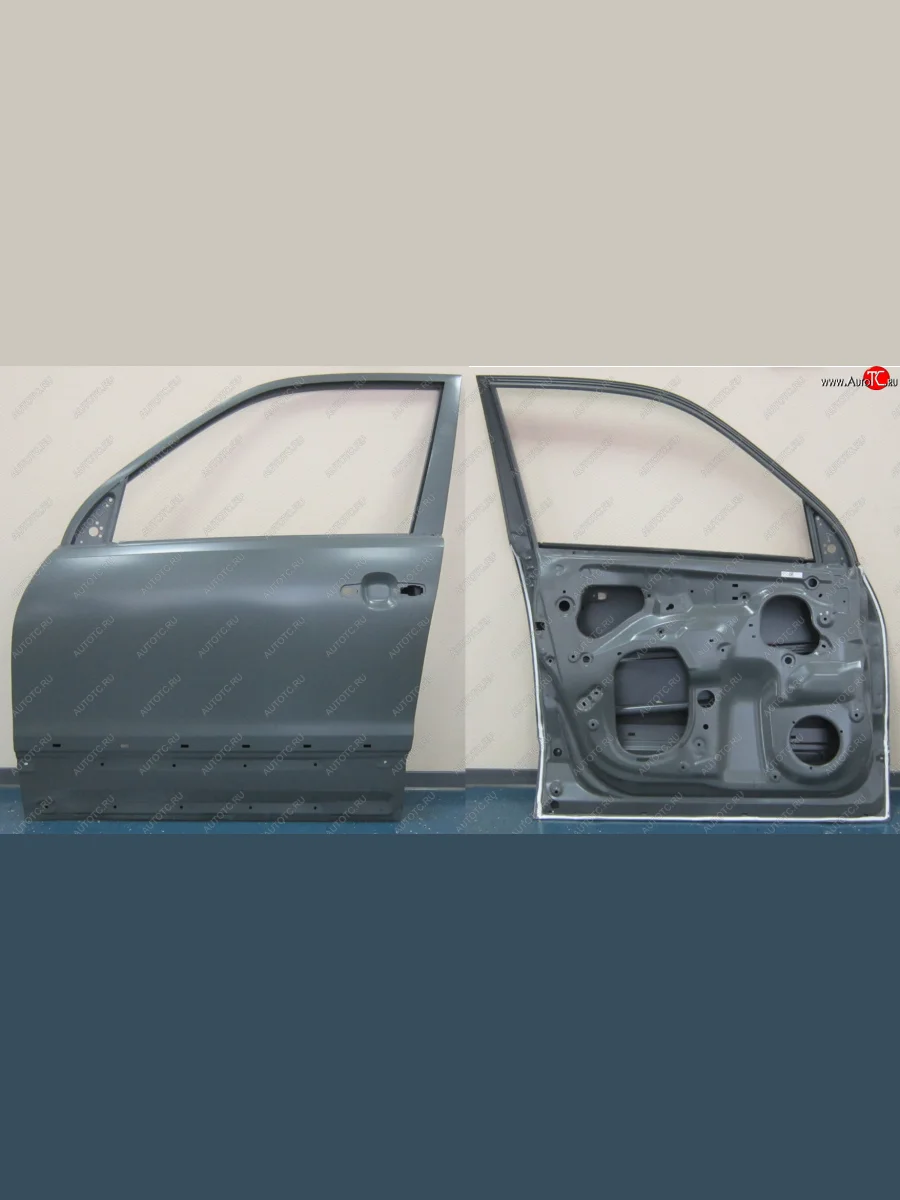 Левая дверь передняя (с отверстием под молдинг) BodyParts Suzuki Grand Vitara JT 3 двери дорестайлинг (2005-2008) (Неокрашенная)  в Воронеже Воронежской области