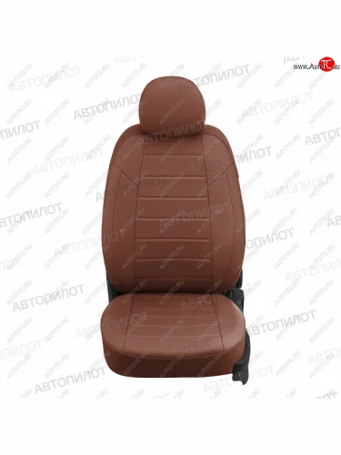 Чехлы сидений (экокожа, 3 места) Автопилот (коричневый) Hyundai HD-72 (2004-2008)