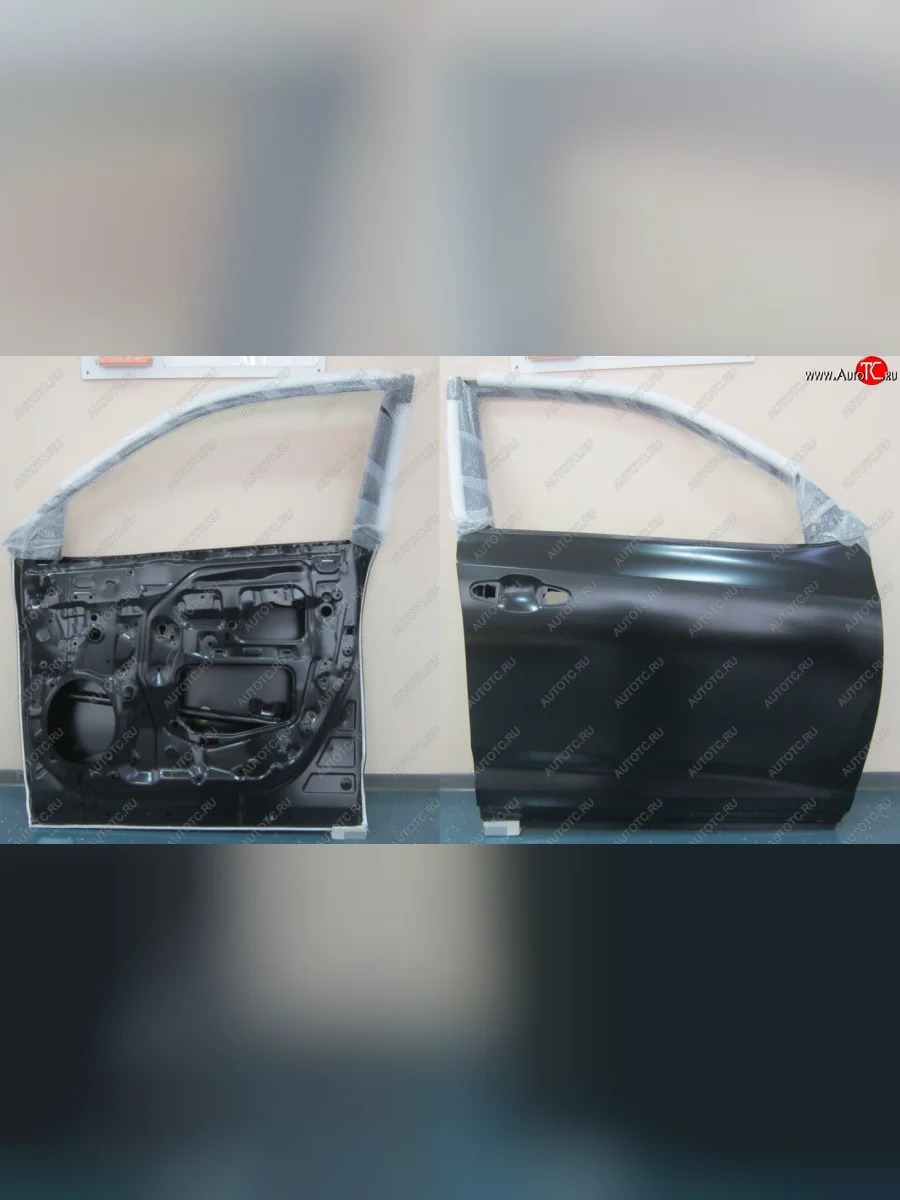 Правая дверь передняя BodyParts Toyota Highlander XU50 дорестайлинг (2013-2017) (Неокрашенная)  в Воронеже Воронежской области