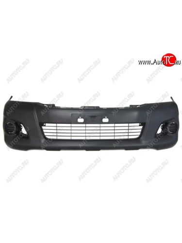 Бампер передний (с отверстиями под ПТФ и под расширители арок) BodyParts Toyota Hilux AN20,AN30  2-ой рестайлинг (2011-2016)