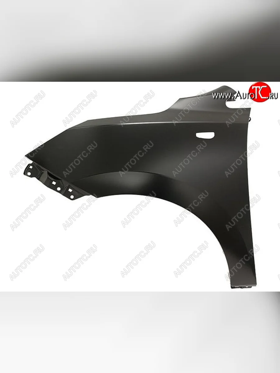 Левое крыло (с отверстием под повторитель поворота, Тайвань) BodyParts Hyundai IX35 LM дорестайлинг (2009-2013) (Неокрашенное)  в Перми Пермском крае