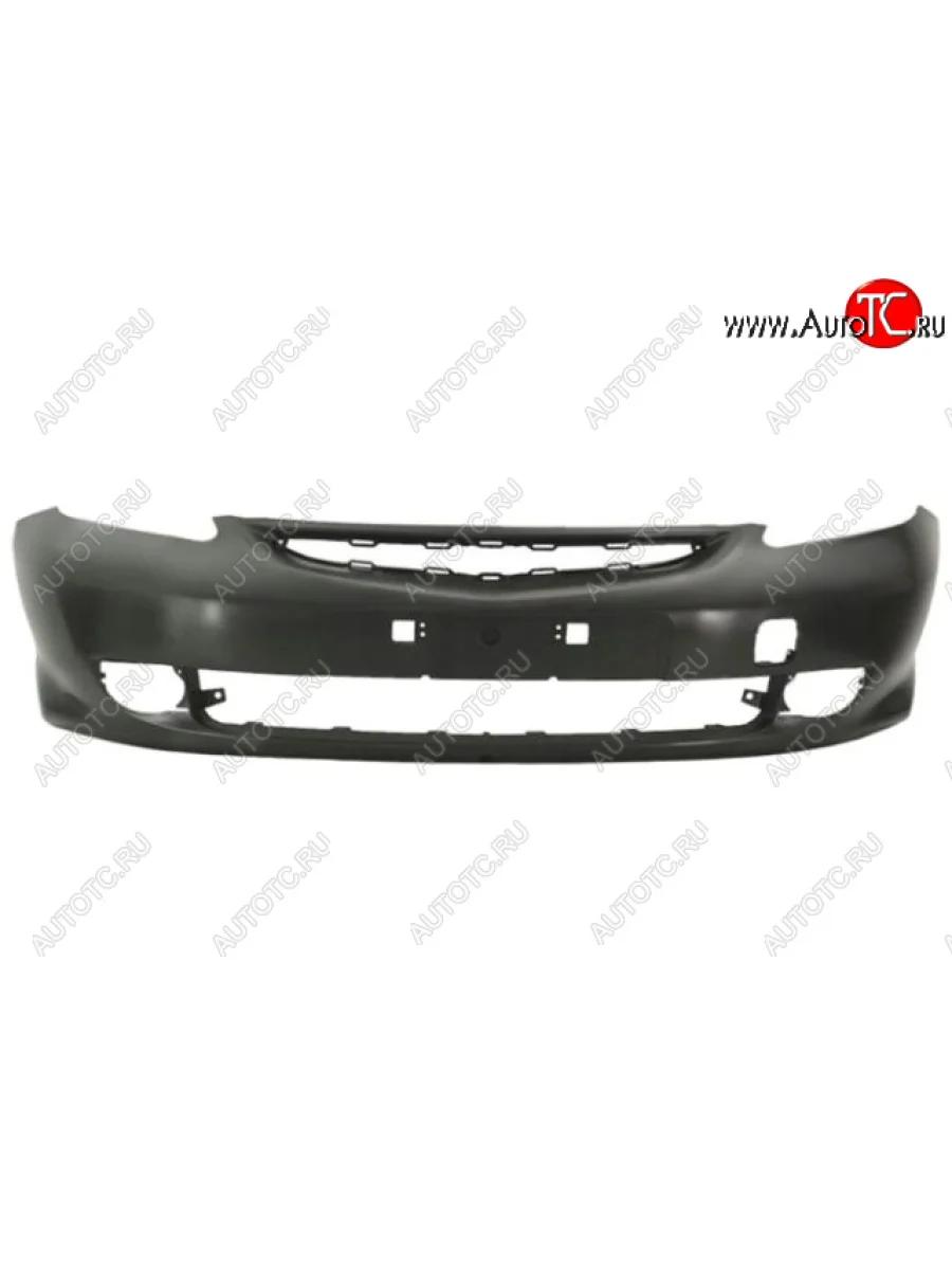 Бампер передний (рестайл) BodyParts Honda Jazz (2001-2008) (Неокрашенный)  в Керчи Республика Крым