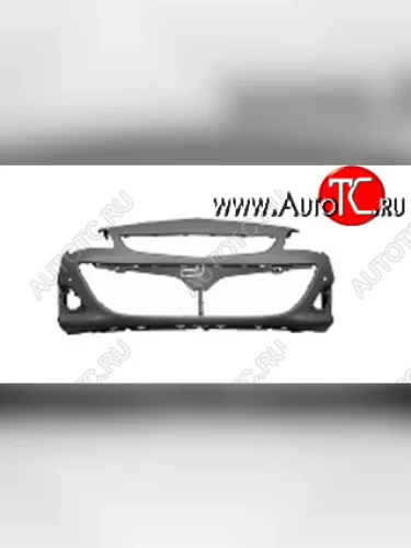 Бампер задний (с отверстием под парктроник, Италия) BodyParts Opel Astra J хэтчбек 5 дв.  рестайлинг (2012-2017)