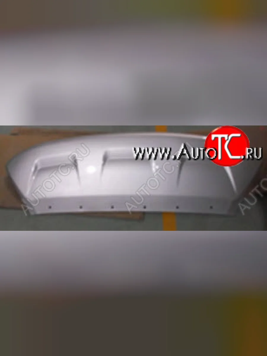 Накладка на передний бампер (серебристая) BodyParts Ford Kuga 2 рестайлинг (2016-2019)  в Керчи Республика Крым