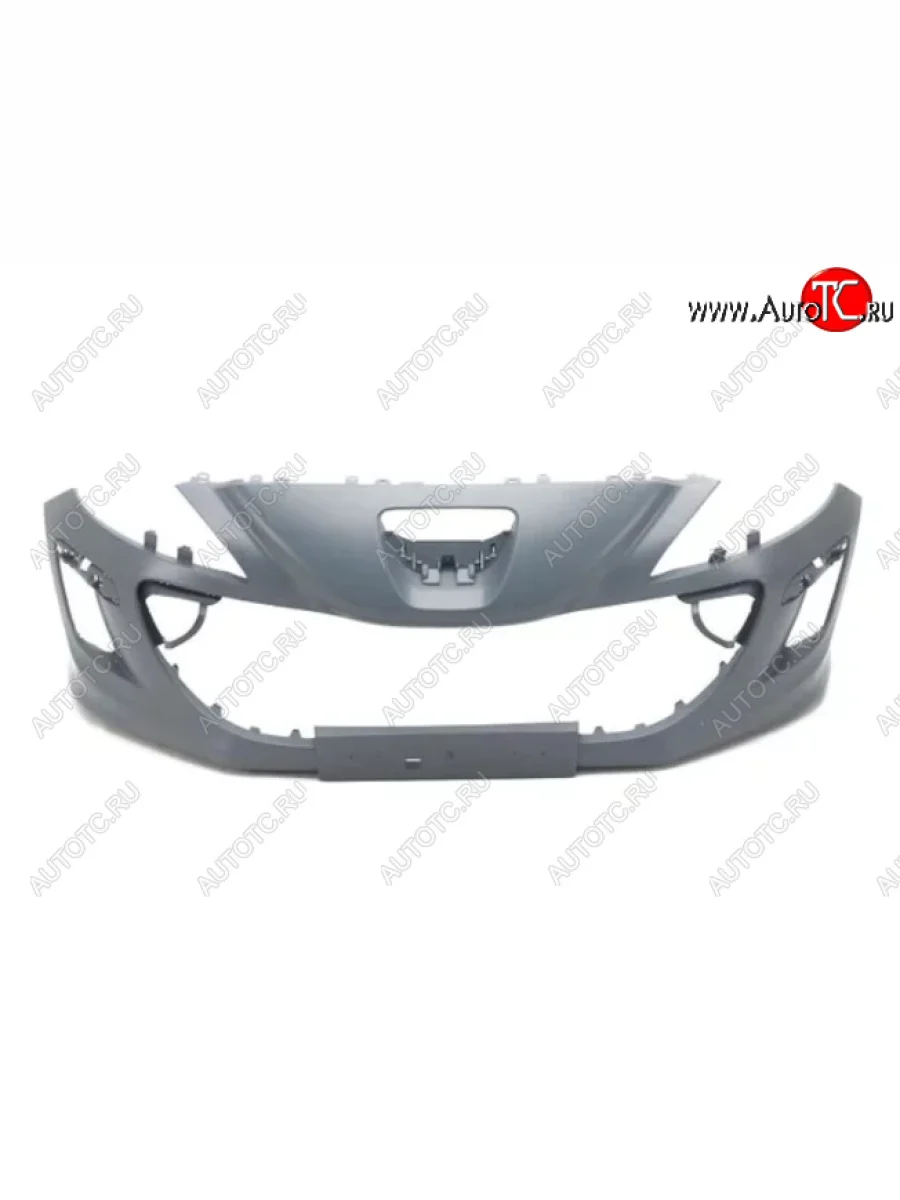Бампер передний (с отверстиями под омыватели фар) GORDON Peugeot 308 T7 универсал дорестайлинг (2007-2011) (Неокрашенный)  в Воронеже Воронежской области