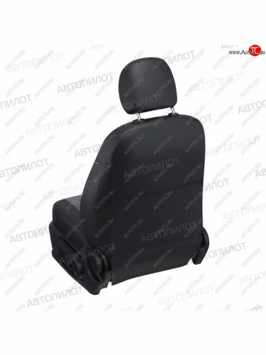 Чехлы сидений (экокожа/алькантара) Автопилот Ромб (черный/серый) Hyundai Sonata  EF (2001-2013), KIA Magentis (2000-2005)