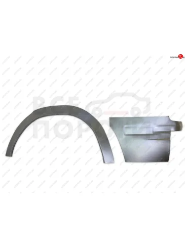 Левая задняя ремонтная арка (внешняя) Vseporogi (Холоднокатаная сталь 0,8мм) Lincoln Navigator  1 (1998-2002)