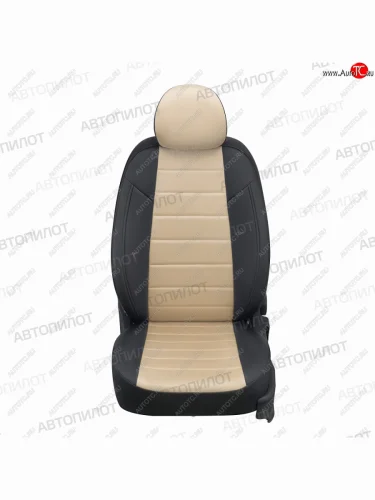 Чехлы сидений (экокожа/алькантара, 40/60, Classic/Comfort/Luxe) Автопилот (черный/бежевый) KIA Ceed  3 CD (2018-2025) универсал, хэтчбэк