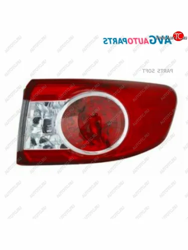 Правый внешний фонарь AVG Toyota Corolla E150 седан дорестайлинг (2006-2010)