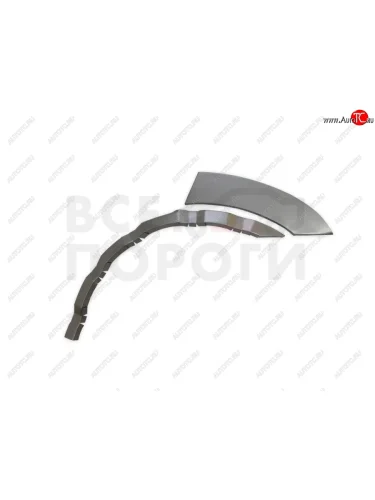 Левая задняя ремонтная арка (внешняя) Vseporogi (Оцинкованная сталь 0,8 мм.) Nissan Qashqai ( 1 J10,  1) (2007-2013) дорестайлинг, J10 рестайлинг