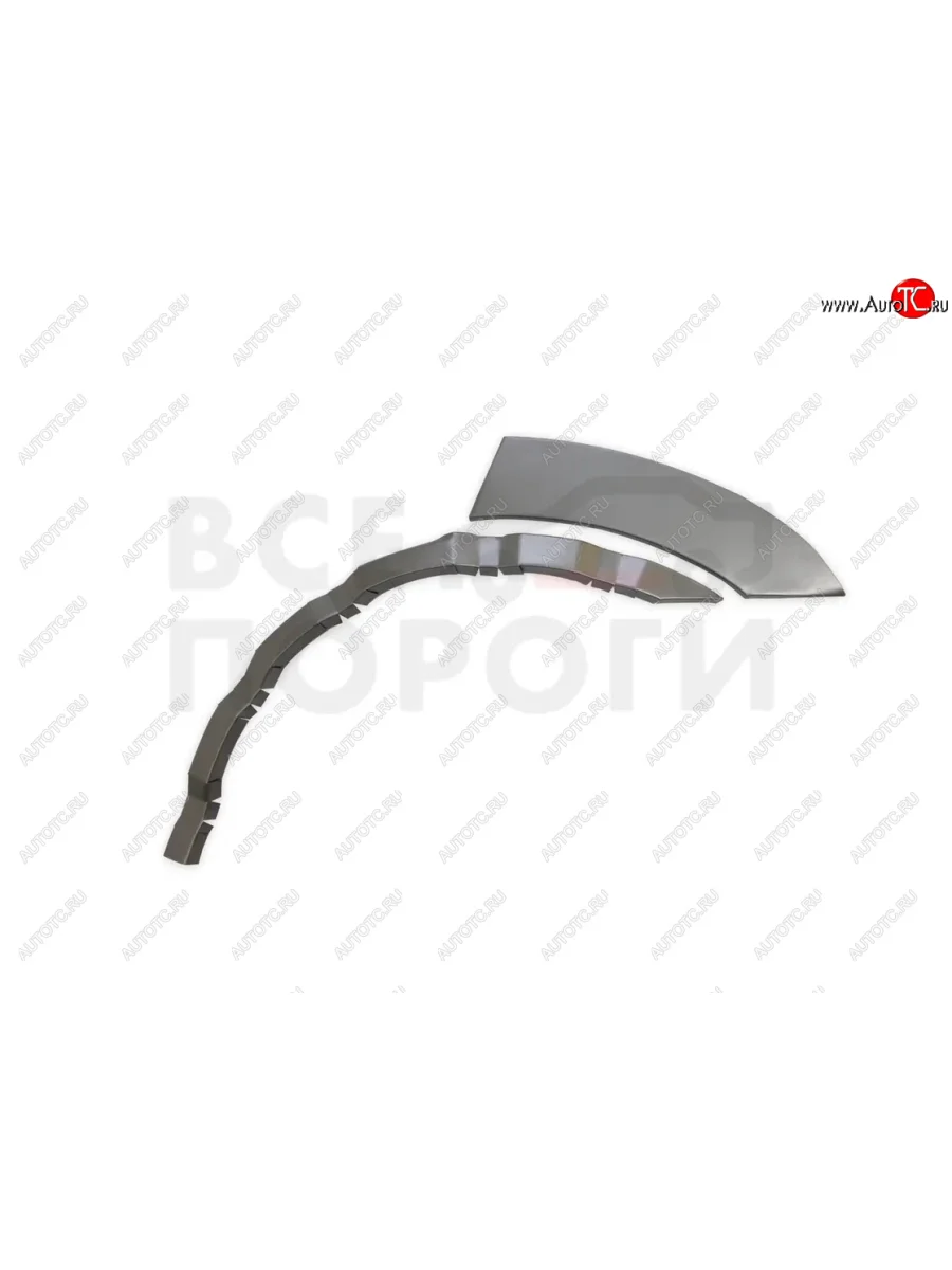 Левая задняя ремонтная арка (внешняя) Vseporogi Nissan Qashqai 1 J10 дорестайлинг (2007-2010) (Оцинкованная сталь 0,8 мм.)  в Перми Пермском крае