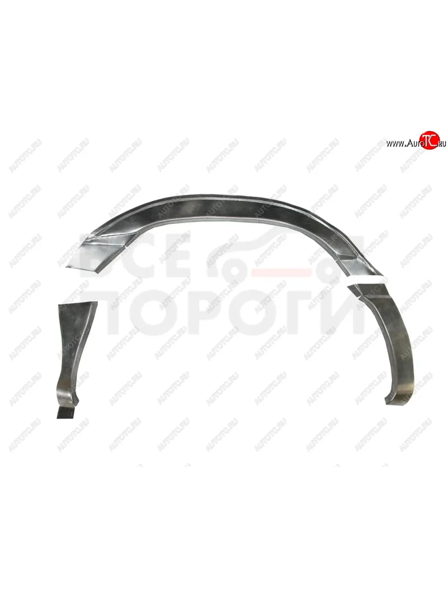 Левая задняя ремонтная арка (внешняя) Vseporogi  Renault Master (1998-2010) FD,JD, FD (Оцинкованная сталь 0,8 мм.)  с доставкой в г. Керчь