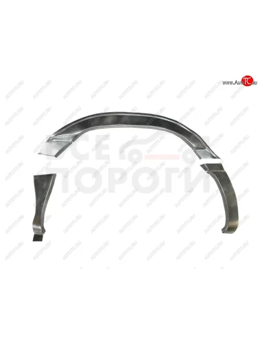 Левая задняя ремонтная арка (внешняя) Vseporogi (Холоднокатаная сталь 0,8мм) Renault Master ( FD,JD,  FD) (1998-2010) фургон дорестайлинг, фургон рестайлинг