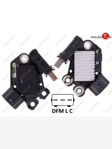 Реле-регулятор напряжения генератора SAT Hyundai i20  PB (2008-2015), Hyundai I30  FD (2007-2012), Hyundai Solaris  RBr (2010-2017), Hyundai Veloster ( FS,  JS) (2011-2021), KIA Ceed  1 ED (2006-2012), KIA Rio  3 QB (2011-2017), KIA Venga (2009-2025)