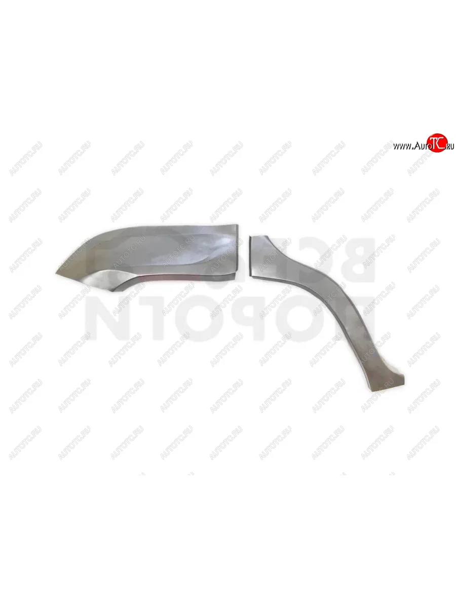 Правая задняя ремонтная арка (внешняя) Vseporogi Jeep Cherokee KJ дорестайлинг (2001-2005) (Холоднокатаная сталь 0,8мм)  в Перми Пермском крае