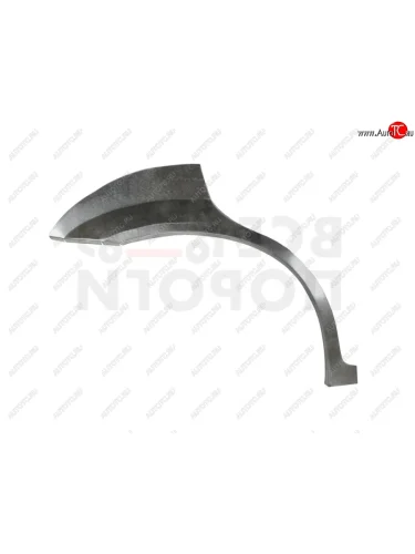 Правая задняя ремонтная арка (внешняя) Vseporogi (Оцинкованная сталь 0,8 мм.) Mazda 323/Familia  седан (1998-2004) BJ дорестайлинг, BJ рестайлинг