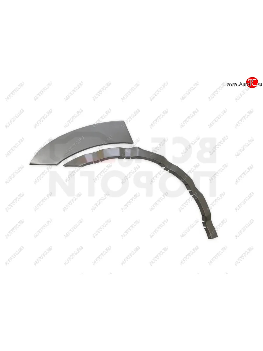 Правая задняя ремонтная арка (внешняя) Vseporogi Nissan Qashqai 1 J10 дорестайлинг (2007-2010) (Оцинкованная сталь 0,8 мм.)  в Перми Пермском крае