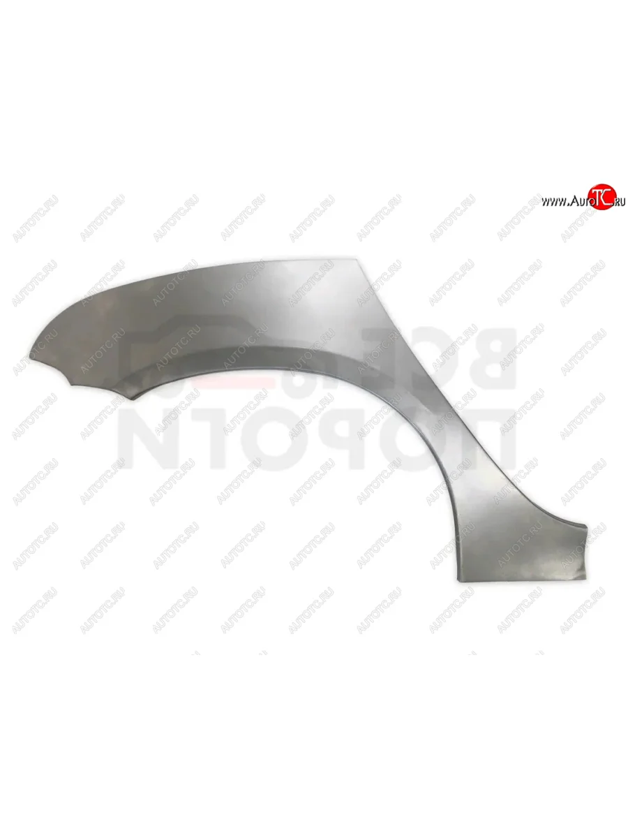 Правая задняя ремонтная арка (внешняя) Vseporogi Peugeot 206 хэтчбэк 5 дв. 2AC рестайлинг (2003-2009) (Холоднокатаная сталь 0,8мм)  в Перми Пермском крае