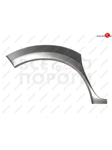 Правая задняя ремонтная арка (5 дверей, внешняя) Vseporogi (Холоднокатаная сталь 0,8мм) Renault Kangoo KC 1- дорестайлинг (1997-2003)