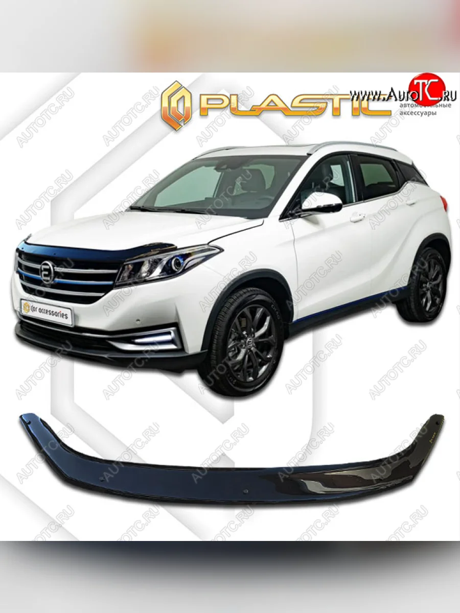 Дефлектор капота (рынок РФ) CA-Plastic Evolute i-Joy джип (2022-2025) (classic черный, без надписи)  в Перми Пермском крае